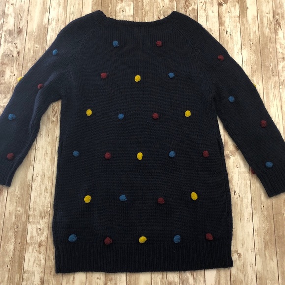 ModCloth Yumi Knitwear Multicolor Pom Pom Sweater - Picture 8 of 9